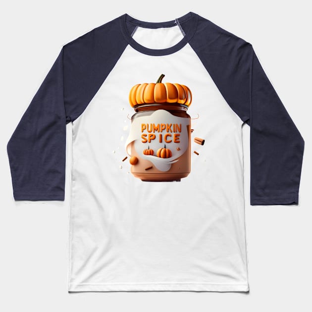 Pumpkin spice Baseball T-Shirt by Double You Store